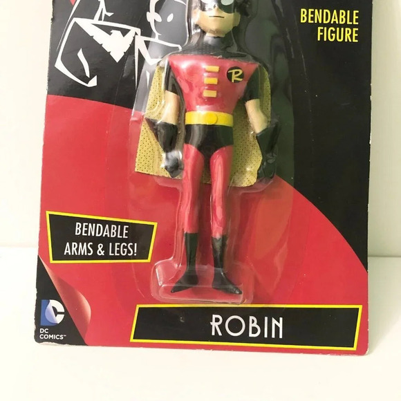 The New Batman Adventure Robin Bendable Figure 5 Inch Tall Toy DC Comics - Picture 5 of 16